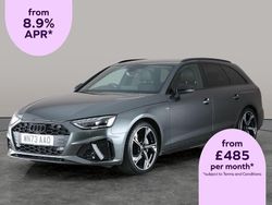Grey Used 2023 Audi A4 Black Edition Estate | £28,536 (Expensive)