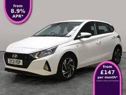 White Used 2021 Hyundai i20 SE Hatchback | £11,340 (Fair price)
