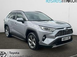 Silver Used 2019 Toyota RAV4 Hybrid SUV | £25,999 (Fair price)