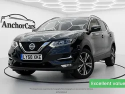 Black Used 2019 Nissan Qashqai N-Connecta SUV | £10,995 (Good price)