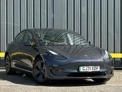 Grey Used 2021 Tesla Model 3 Long Range Sedan | £22,595 (Fair price)