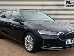 Midnight black metallic Used 2025 Skoda Superb SE L Estate | £30,490 (Expensive)