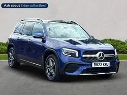 Blue Used 2022 Mercedes GLB200 AMG Line Premium Plus SUV | £29,799 (Fair price)