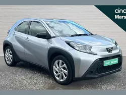 Silver Used 2022 Toyota Aygo PURE Hatchback | £12,727 (Fair price)