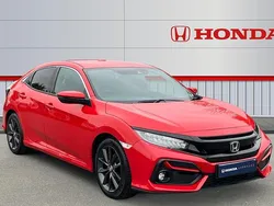 Rallye red solid Used 2020 Honda Civic SR Hatchback | £16,289 (Fair price)