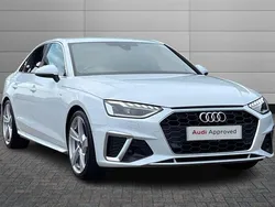 White Used 2024 Audi A4 S-Line Sedan | £29,195 (Fair price)