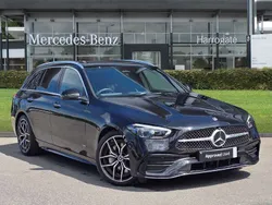 Black Used 2025 Mercedes C200 AMG Line Premium Estate | £37,500 (Expensive)