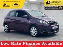 Mauve/purple Used 2015 Peugeot 108 Active Hatchback | £3,995 (Good price)