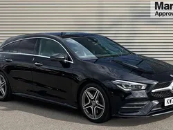 Black Used 2021 Mercedes CLA220 Shooting Brake AMG Line Premium Plus Estate | £22,334 (Fair price)