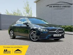 Black Used 2021 Mercedes CLA180 AMG Line Premium Sedan | £22,990 (Fair price)