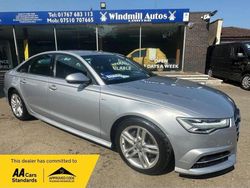 Silver Used 2016 Audi A6 S-Line Sedan | £14,450 (Fair price)