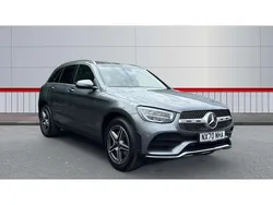 Grey Used 2020 Mercedes GLC300e AMG line SUV | £26,379 (A bit pricey)