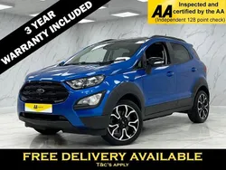 Blue Used 2021 Ford Ecosport Active SUV | £10,595 (Fair price)