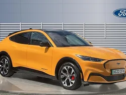 Orange Used 2021 Ford Mustang Mach-E Extended Range SUV | £28,166 (Fair price)