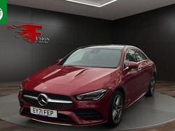 Red Used 2021 Mercedes CLA250e AMG Line Premium Plus Sedan | £23,000 (Good price)