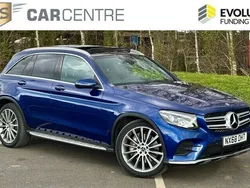 Blue Used 2018 Mercedes GLC220 AMG line Estate | £22,200 (A bit pricey)