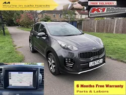 Silver Used 2017 Kia Sportage GT-Line SUV | £9,999 (Good price)
