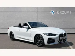 White Used 2022 BMW 420 M Sport Cabriolet | £31,990 (Fair price)