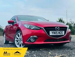 Red Used 2015 Mazda 3 Inclusive Sedan | £3,989 (Fair price)