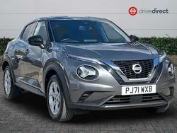 Metallic gun metallic grey Used 2021 Nissan Juke N-Connecta SUV | £11,850 (Good price)