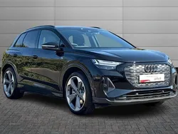 Mythos black Used 2024 Audi Q4 e-tron Black Edition SUV | £39,150 (Fair price)