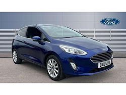 Blue Used 2018 Ford Fiesta Titanium X Hatchback | £8,994 (Fair price)