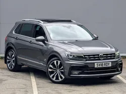 Grey Used 2018 VW Tiguan R-line SUV | £18,495 (Fair price)