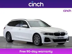 White Used 2021 BMW 320 M Sport Estate | £22,499 (Fair price)