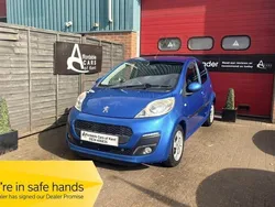 Blue metallic Used 2013 Peugeot 107 Allure Hatchback | £5,995 (Fair price)