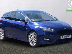 Blue Used 2017 Ford Focus ST-Line Hatchback | £11,799 (Fair price)