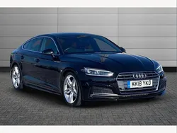Black Used 2018 Audi A5 Sportback S-Line Hatchback | £17,050 (Fair price)