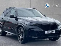 Black sapphire metallic paint Used 2025 BMW X5 M Sport SUV | £69,595 (Expensive)