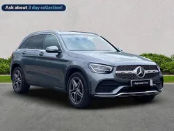 Grey Used 2020 Mercedes GLC300 AMG line Estate | £25,976 (Fair price)