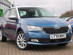 Titan blue metallic silver roof Used 2020 Skoda Fabia Colour Edition Hatchback | £12,995 (Fair price)