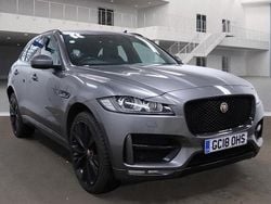 Grey Used 2018 Jaguar F-Pace R-Sport SUV | £12,499 (Fair price)