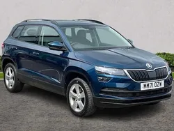 Blue Used 2022 Skoda Karoq SE SUV | £16,961 (Fair price)