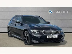 Black Used 2025 BMW 320 M Sport Estate | £34,950 (Fair price)
