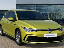 Yellow Used 2021 VW Golf VIII R-line Hatchback | £20,170 (Fair price)