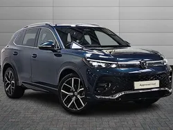 Nightshade blue Used 2024 VW Tiguan R-line SUV | £34,550 (Expensive)
