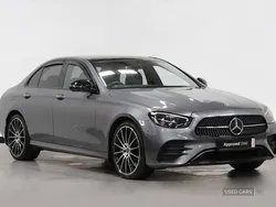 Grey Used 2022 Mercedes E400 AMG line Sedan | £41,995 (Expensive)