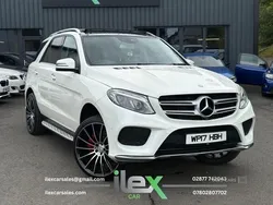 White Used 2017 Mercedes GLE350 AMG Line Premium Estate | £20,995 (Expensive)