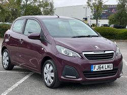 Mauve/purple Used 2015 Peugeot 108 Active Hatchback | £4,990 (Fair price)