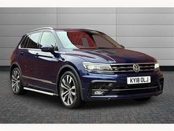 Blue Used 2018 VW Tiguan R-line SUV | £18,395 (Fair price)