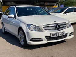 White Used 2013 Mercedes C180 Executive Sedan | £6,849 (Fair price)