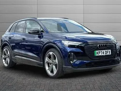 Blue Used 2024 Audi Q4 e-tron Black Edition SUV | £38,150 (Fair price)