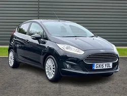 Black Used 2015 Ford Fiesta Titanium Hatchback | £6,998 (Fair price)