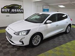 White Used 2021 Ford Focus Titanium Hatchback | £12,450 (Fair price)
