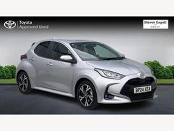 Silver Used 2024 Toyota Yaris Hybrid Design Hatchback | £20,012 (Fair price)