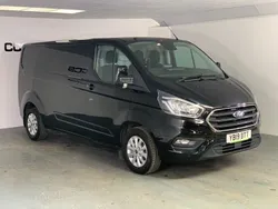 Black Used 2019 Ford Transit Custom Limited Van | £13,995 (Fair price)
