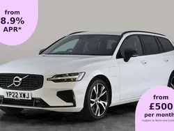 White Used 2022 Volvo V60 R-Design Estate | £30,008 (Expensive)